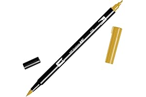 Tombow Dual Brush Pen in Gold (No. 026)