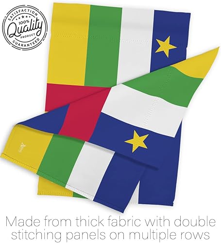 Miniatura 7 de Americana Home & Garden Central African Rep. House Flag Regional Nation International World Country Particular Area Decoration Banner Small Garden
