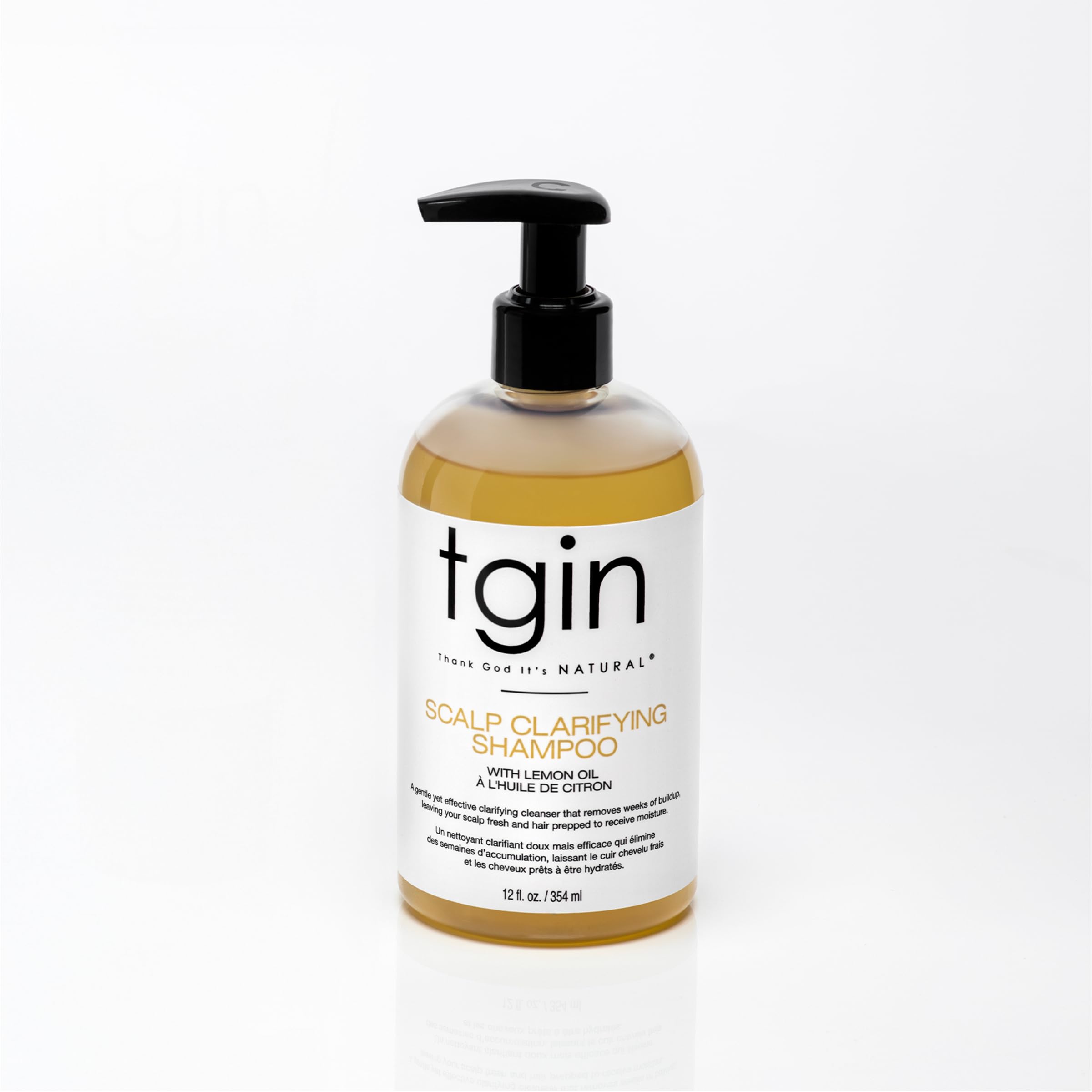 tgin Scalp Clarifying Shampoo - Removes Buildup for Defined Curls - 13 oz