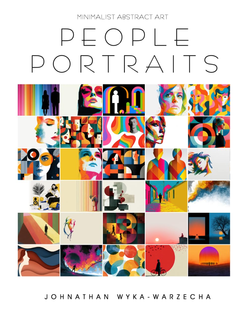 Minimalist Abstract Art People Portraits: Coffee Table Book | Home Decor and Interior Design Accents | Calmness, Stress Relief, and Relaxation (Fashion and Artistic Style Coffee Table Book Series)