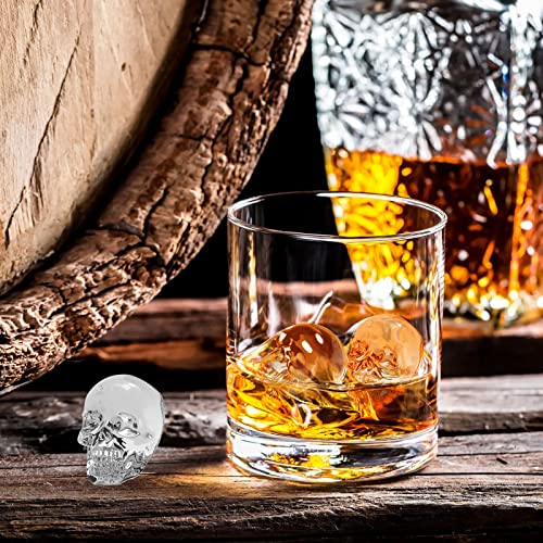 Ice Cube Tray - Gemwon Food Grade Silicone Ice Skull Mold, Easy-Release & Flexible 6 Ice Skull, For Vodka, Whiskey, Cocktails, Freezer, Drinks (Bpa Free) #TOP2