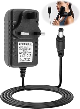 24V 1A Power Supply Adapter 100-240V 50/60hz Wall Charger AC to DC 1A 5.5mmx2.1mm Power Charger for Digital Products LED Strip Lights Wireless Router Speakers CCTV Camera Submersible Pumps(L 1m)