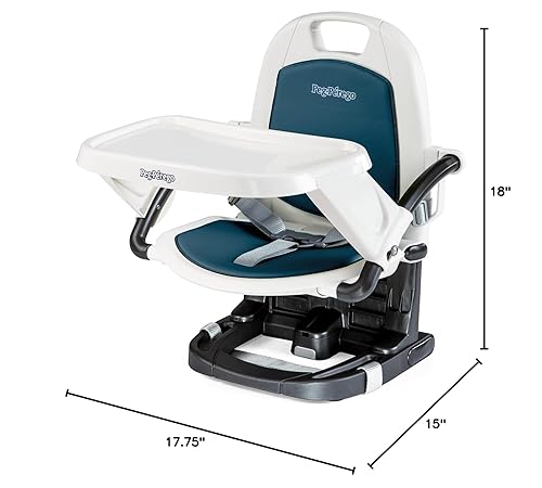 Vista 20 de Peg Perego Rialto - Asiento elevador para niños de 6 meses en adelante - Hecho en Italia - Ice (gris)