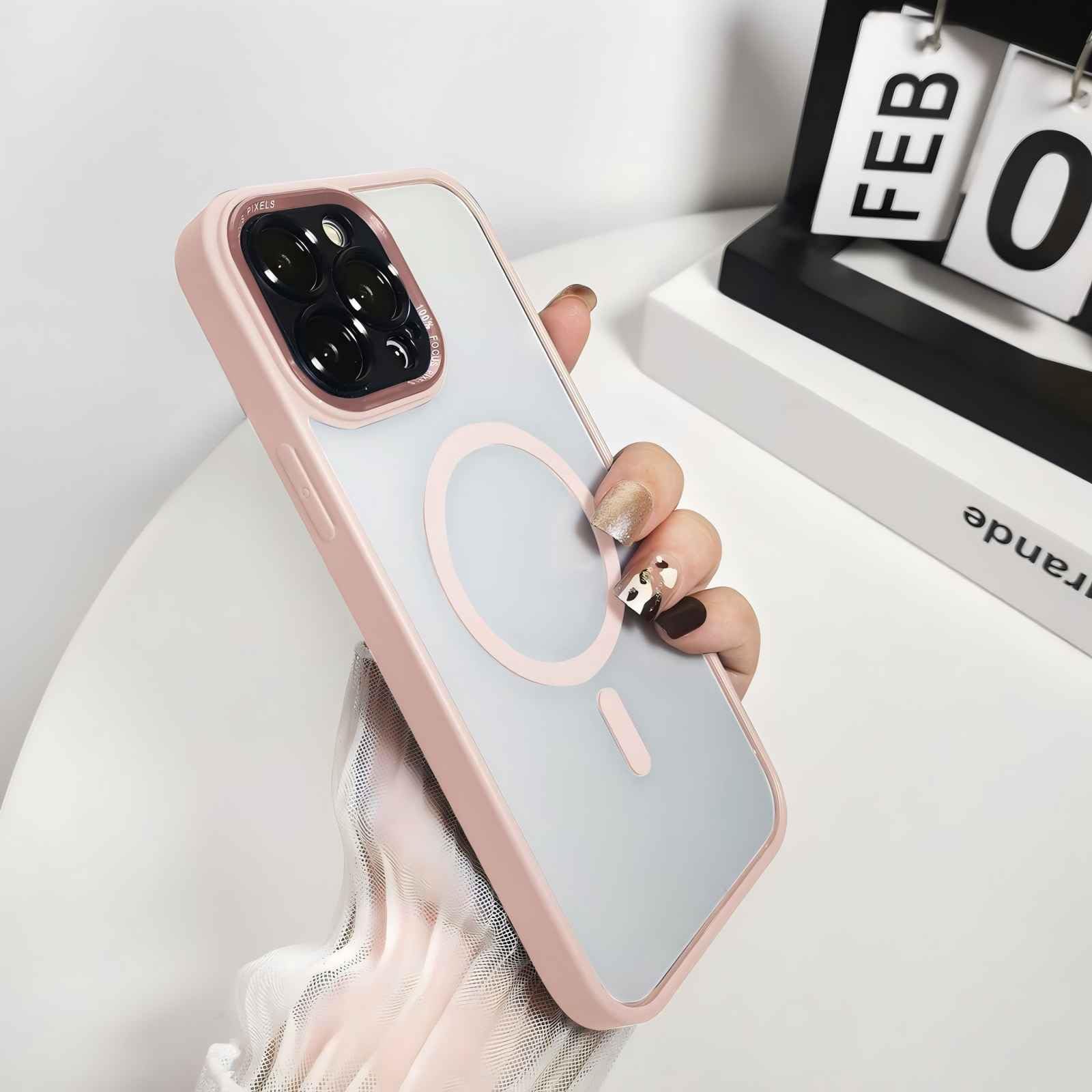 SNZ Magnetic Case for iPhone 15 Mobile Phone Case Compatible with MagSafe - Image 2