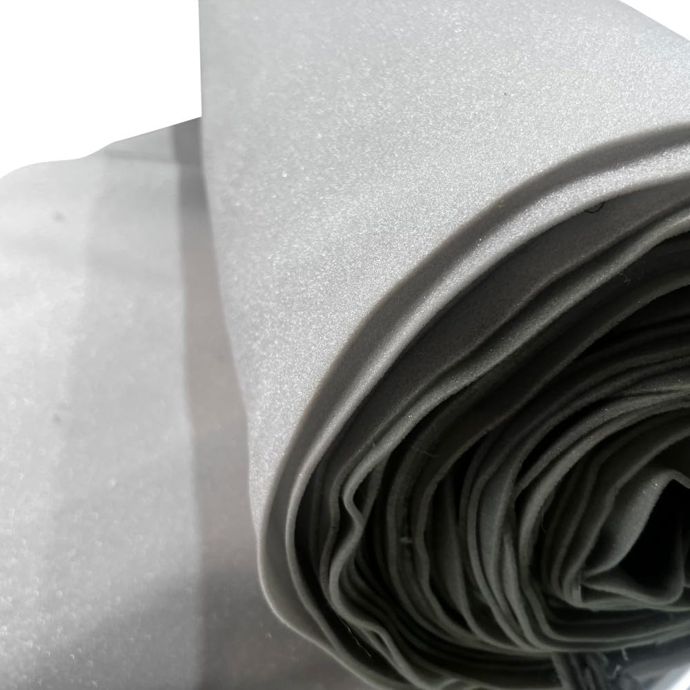 EU Fabric Scrim Foam Fabric | Suedette Headliner Fabric with Foam Backing for Car | Ideal for Seating, Upholstery, Art and Crafts