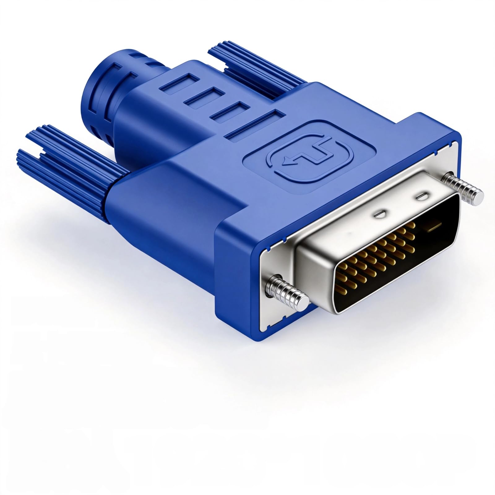 1 Pack DVI Dummy Plug 4K@60Hz, 1080P@60/120Hz EDID Emulator