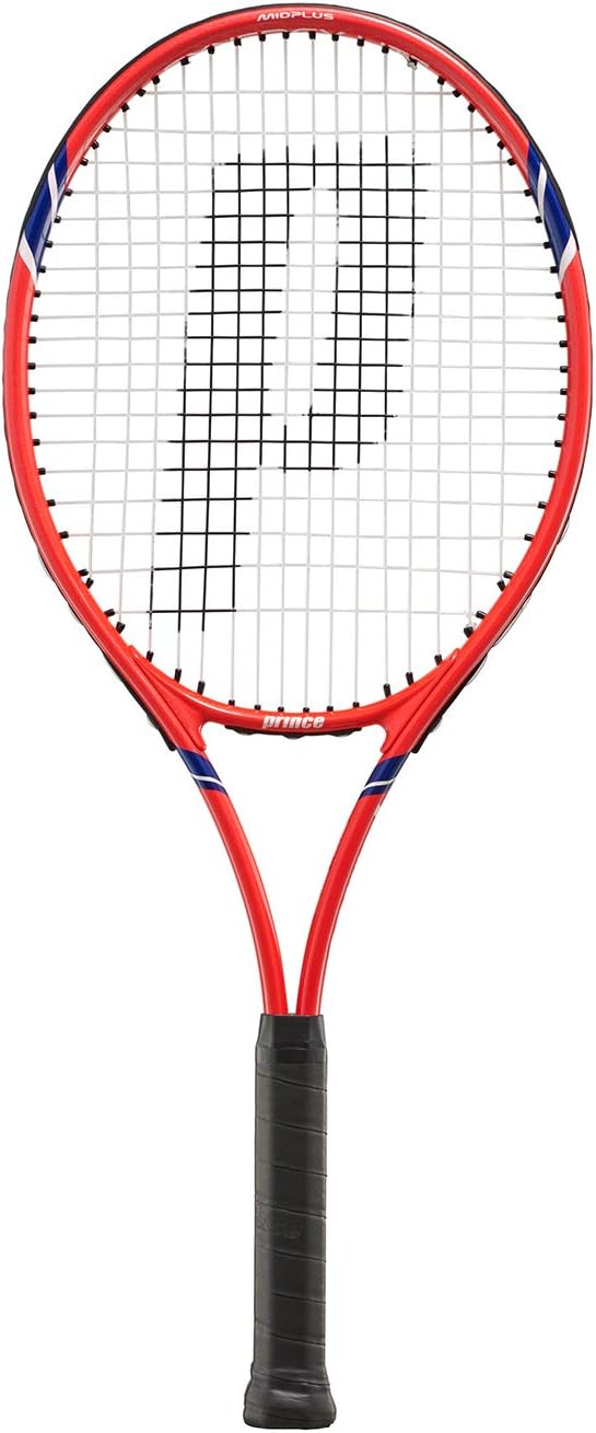 Prince 7TJ134 Synergy LITE 275 Hard Tennis Racket, Lightweight Aluminum, Grip Size 2, [Stretched]