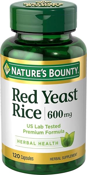 Nature's Bounty Red Yeast Rice 600mg 120 Capsules