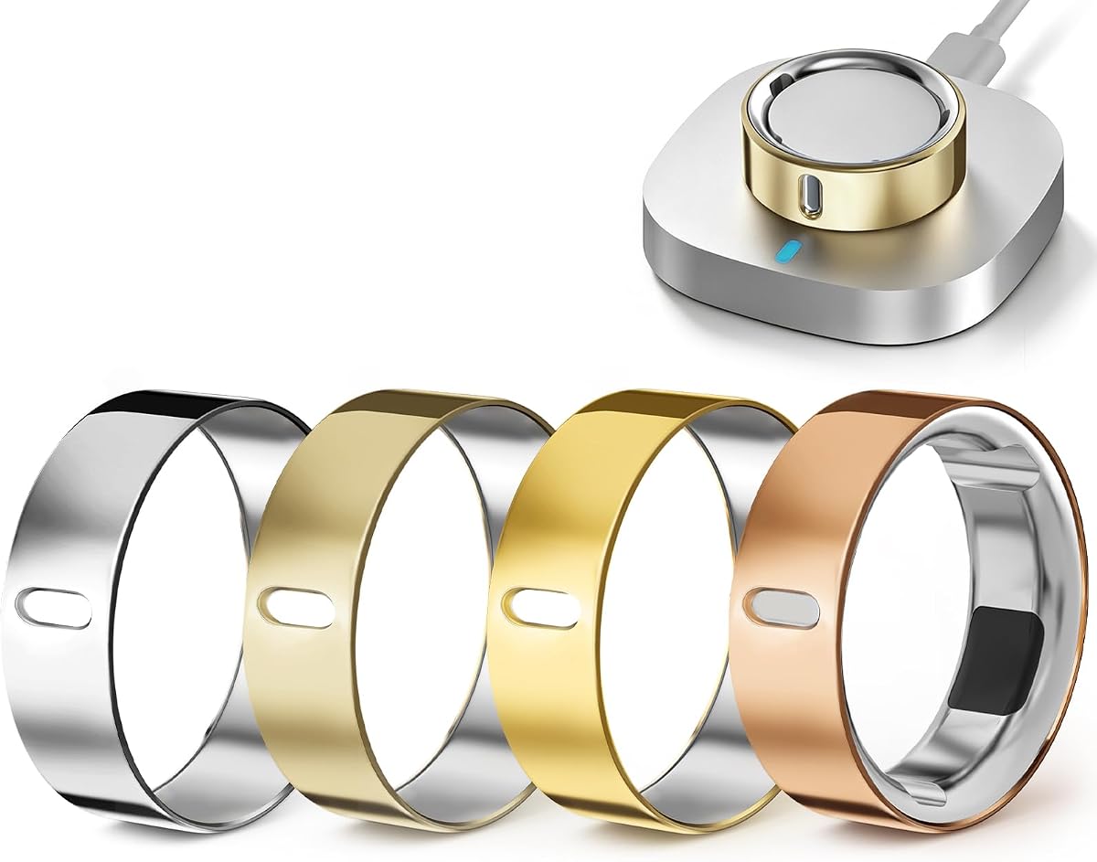4 Pack Upgraded Ring Covers Compatible with Oura Ring Gen 4/Gen 3 Size 6 | TPU Anti-Scratch Protector Accessories for Oura Ring 4 Cover Jacket for Women Men (Not for Oura Ring 5/4 Ceramic)