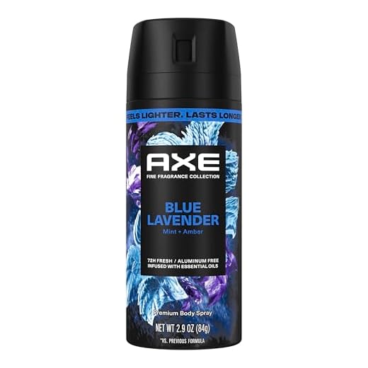 AXE Fine Fragrance Collection Body Spray Blue Lavender Freshness 2.9 oz