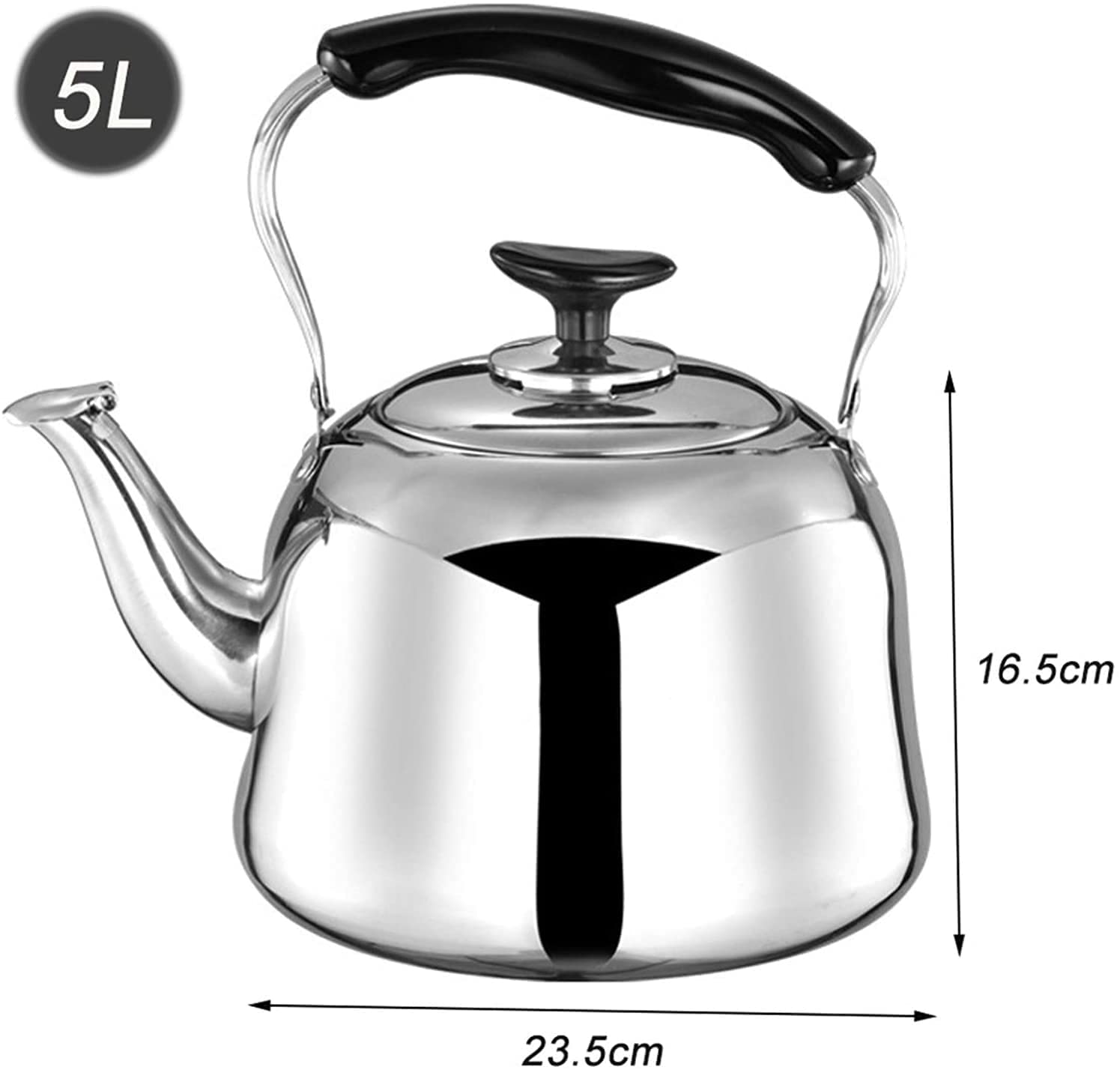 Bollitore Acciaio Inox 2 Litri in Tavola e Cucina