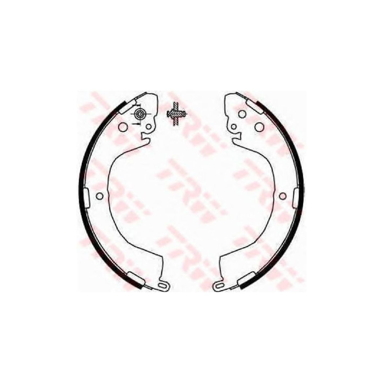 TRW GS8665 Bremsbackensatz