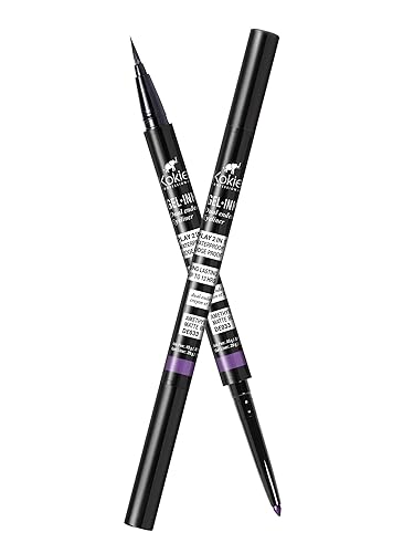 Miniatura 6 de Kokie Delineador de ojos de doble punta de tinta de gel (cobre matálicomarrón mate)