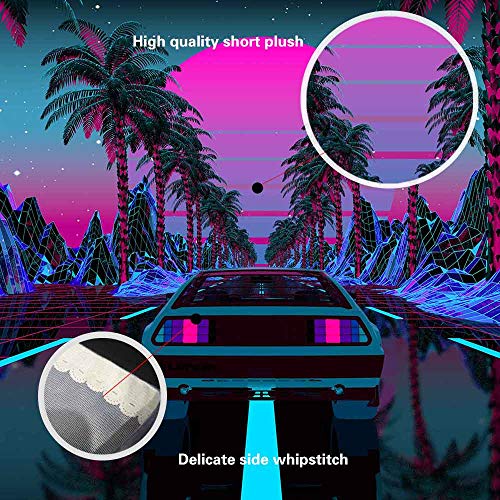 Ine Ive Car Tapestry 1980S Science Fiction Super Sports Car Tapestry Forest Road Tapestry Suitable For Home Decoration Art For Bedroom Living Room Gtltie582 #TOP3