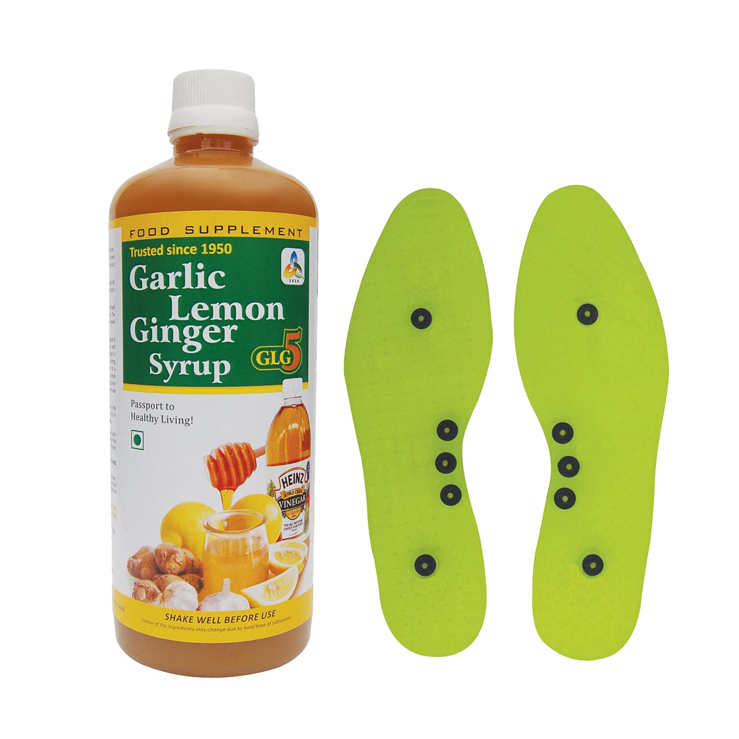 Buy GLG5 Garlic Lemon Ginger Syrup 525ml/~660 Grams - Combo Offer