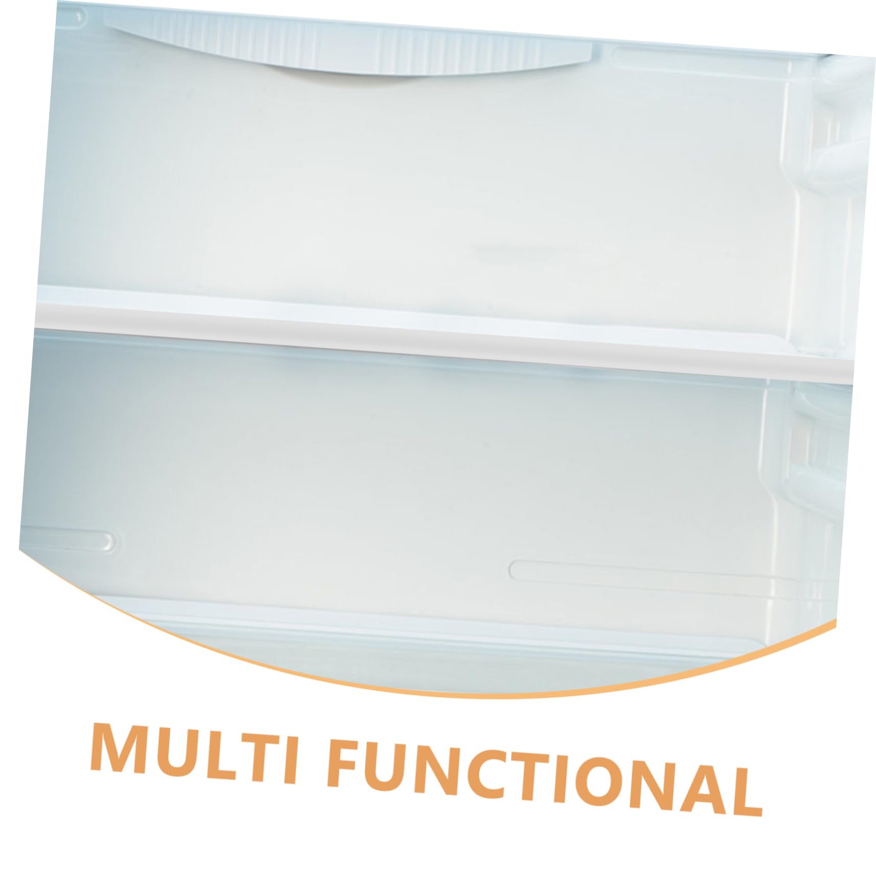 Kühlschrank Glasregal für Gefrierfach Tempered Glass Trennwand für Kühlschrank Einfache Installation ohne Werkzeug Vielseitig Einsetzbar für Zuhause und Büro