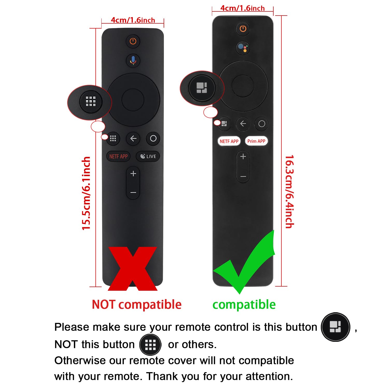 Custodia protettiva in Silicone per telecomando custodia antipolvere