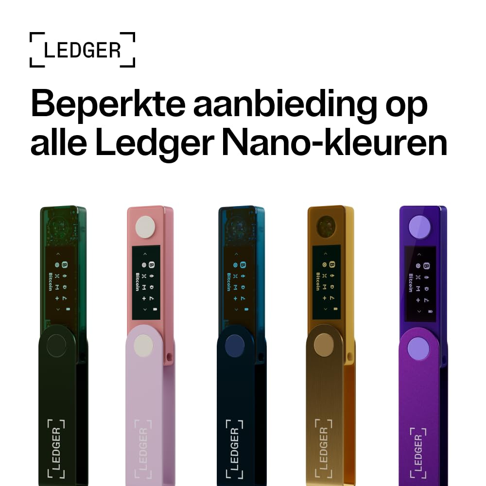 Ledger Nano X Crypto hardware wallet - Bluetooth - The best way to securely  buy, manage and expand all your digital assets (Onyx Black) : Amazon.nl:  Fashion