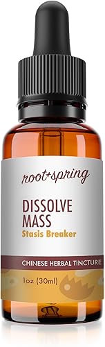 Miniatura 1 de root + spring Dissolve Mass Herbal Tincture, Stasis Breaker Liquid Concentrate Extract Formula con gotero, suplemento natural de mezcla de hierbas