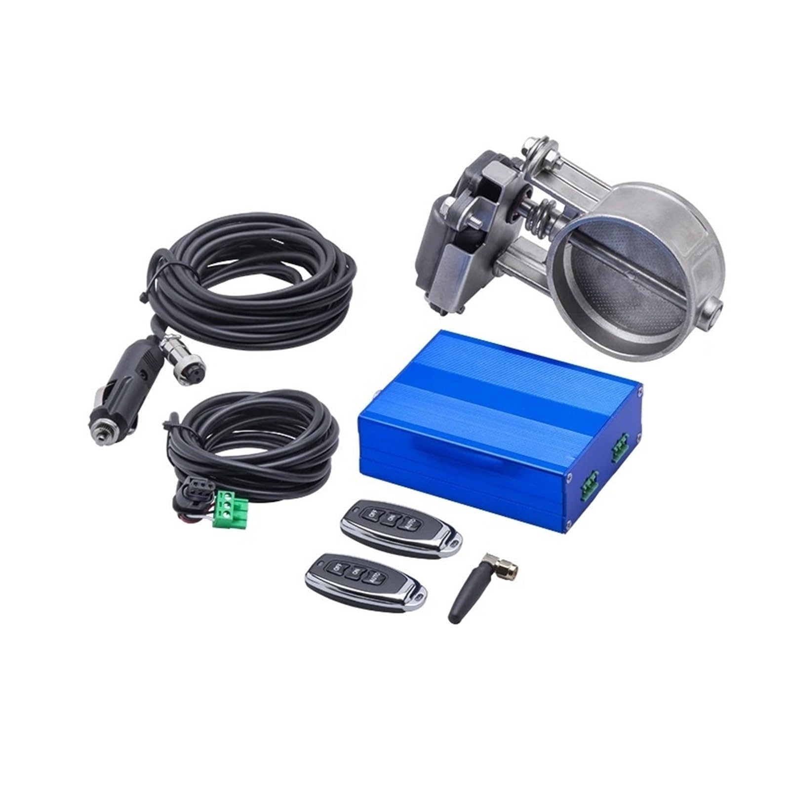 Universal 2.0&2.36&2.5&2.75&3.0inch Size Exhaust Cutout Valve Electric Valve Control with Remote Control EGR Valve Exaust Gas Recirculation Valve
