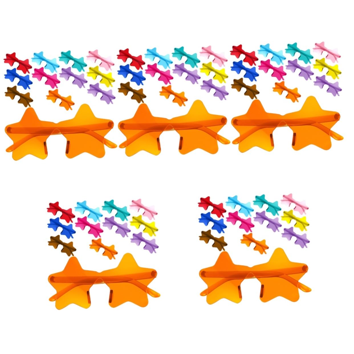 12 Stück Pentagramm Sonnenbrille Stern Sonnenbrille Für Erwachsene Stern Sonnenbrille Für Männer Cosplay Brille Party Brille Requisiten Party Brille Requisite Festival