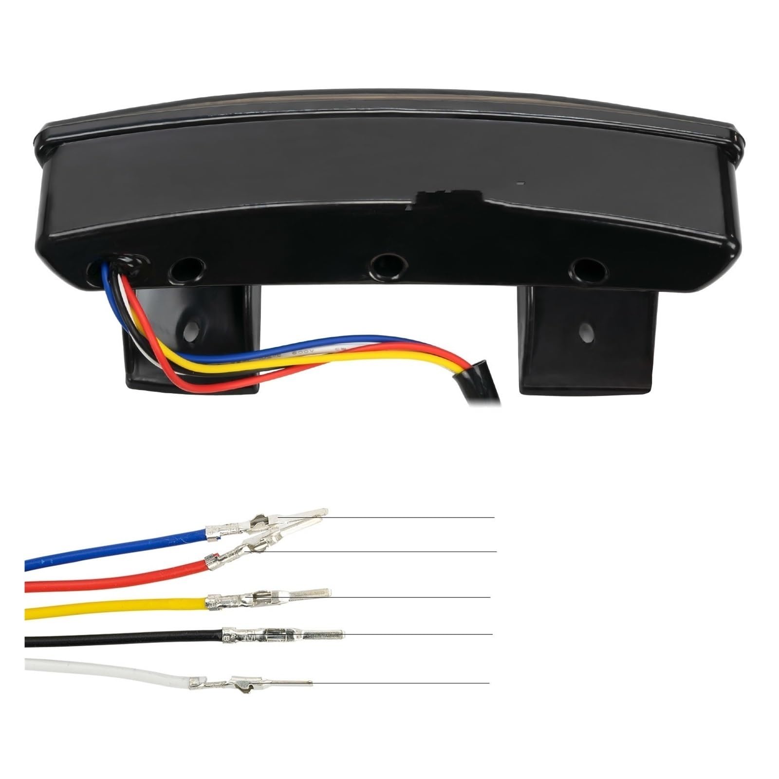 Luce Posteriore A LED da 12 V per Moto Montaggio Laterale Freno di Stop Segnalazione Marcia per Bobber E Chopper Luci Freno