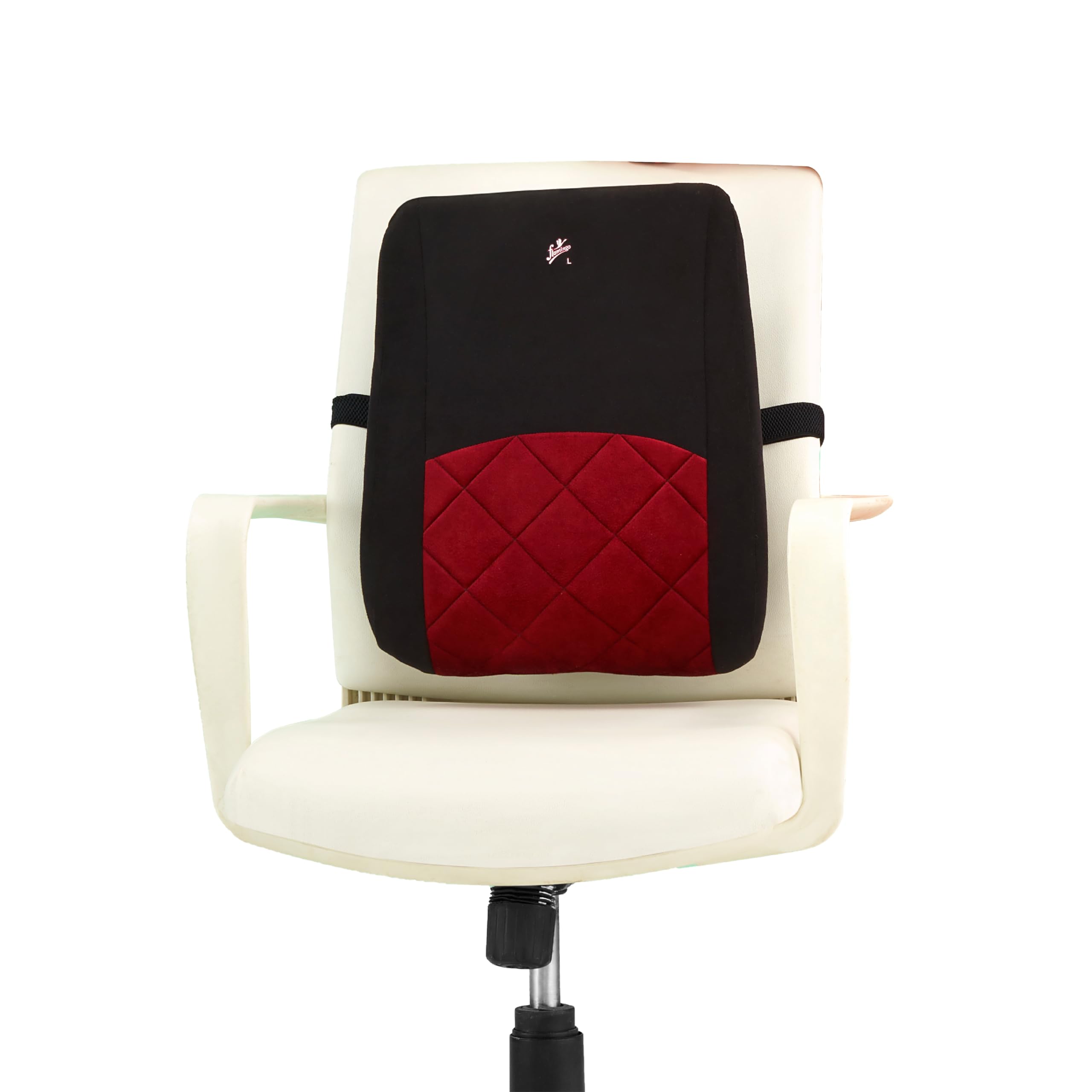 Flamingo Orthopedic Backrest Pillow | Foam Back Rest Cushion for Pain Relief | Support Backrest Cushion for Office Chairs & Cars | Large-image-44