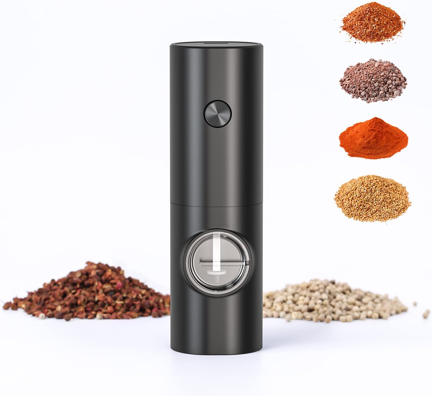 Yamdrok Electric Salt & Pepper Grinder, Automatic Pepper Mill with