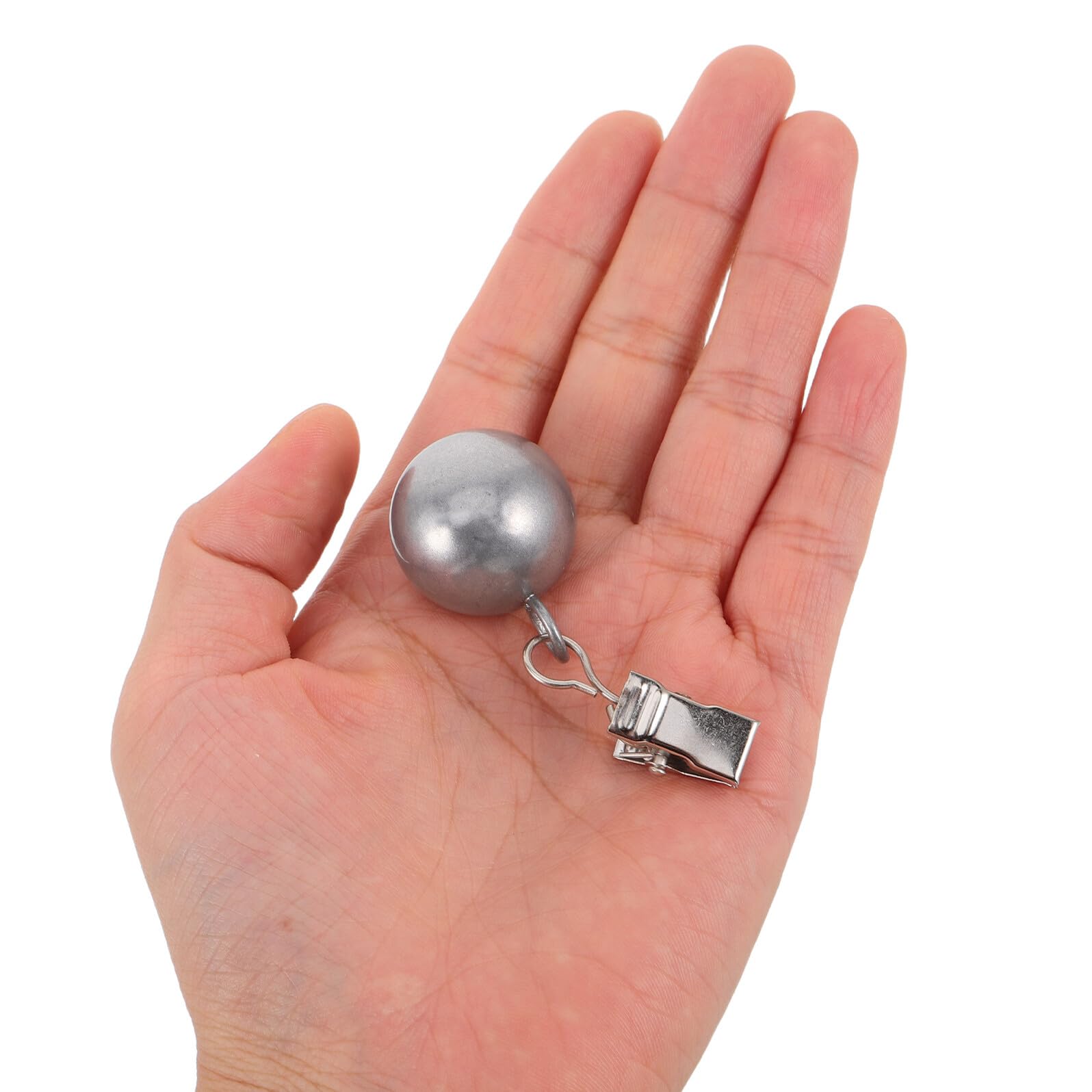 4 Pezzi Clip Fermatovaglia in Acciaio Inox Sfera Antivento per Esterni e Interni Fermatovaglie Resistenti per Picnic Patio e Eventi Supporto per Tovaglie e Coperture Tavolo