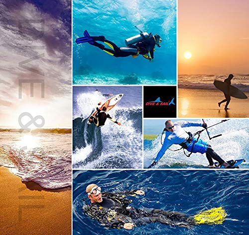 2MM Neoprene Two Piece Wetsuit, Neoprene Surfing Bodyboarding Diving Suit for Men Women Snorkeling Scuba Diving,Women,M