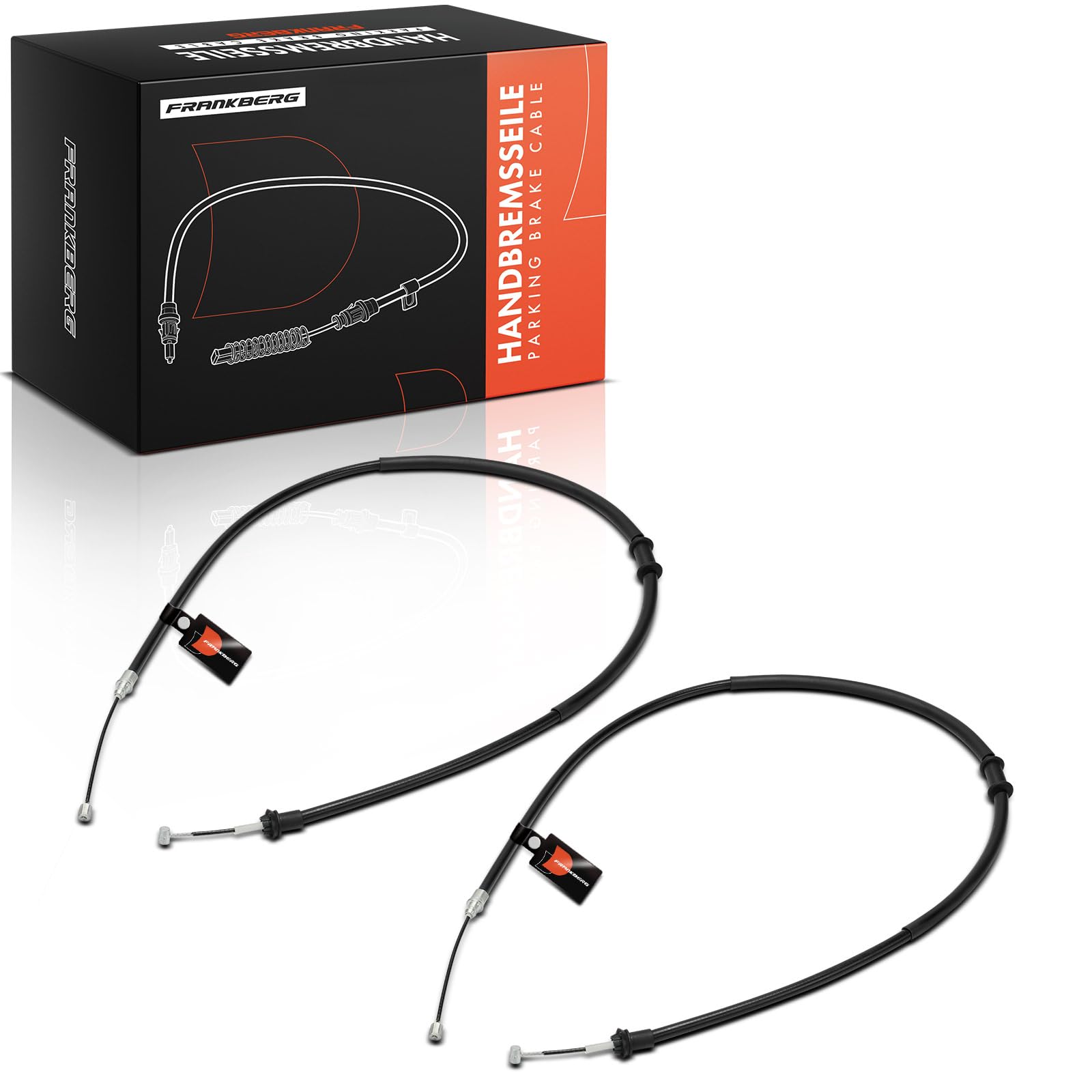 Frankberg 2x Cavo freno a mano Cavi freno a mano Posteriore sinistra destra Compatibile con Punto Furgone/Compatto 188 Punto 188 Replace# K18086,46752977