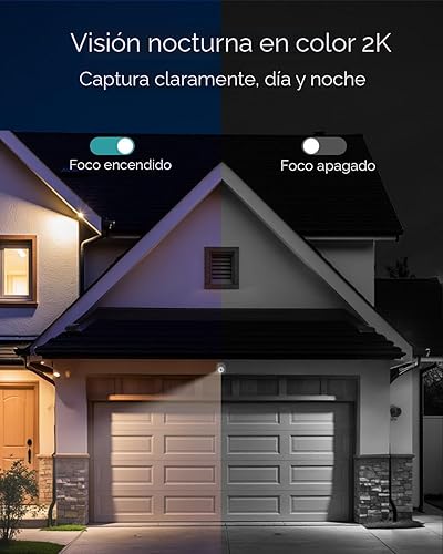 Miniatura 5 de ZUMIMALL - Cámara de seguridad de 3 MP para exteriores - 360° PTZ con seguimiento automático Grabación 24/7 con alimentación por cable, WiFi