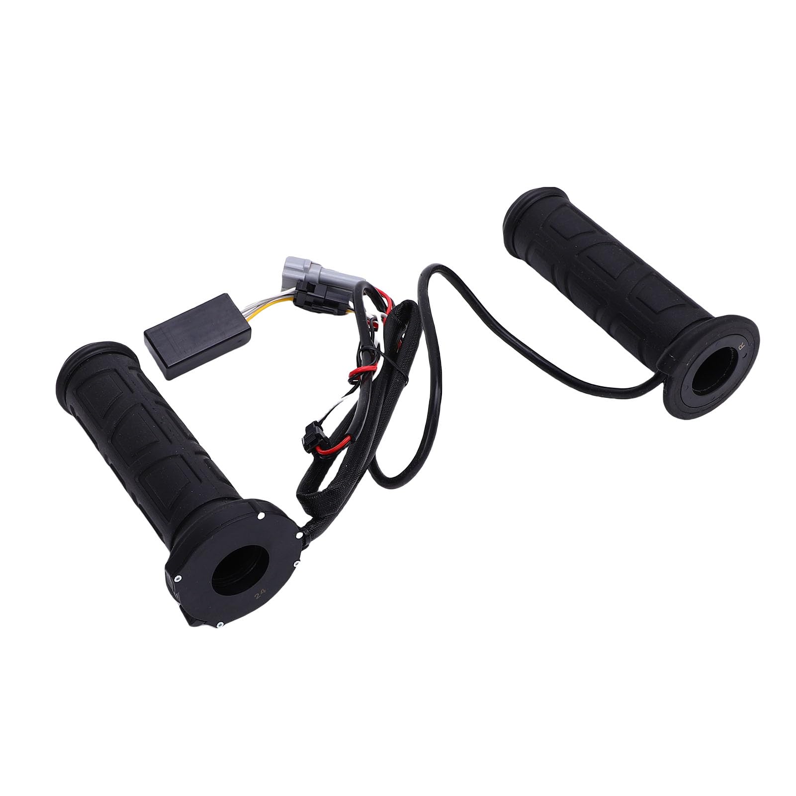 Generic Manopole Riscaldate Universali ATV Scaldamani Elettrici Impermeabili Antiscivolo per Manubrio da 7/8 Pollici 22 Mm