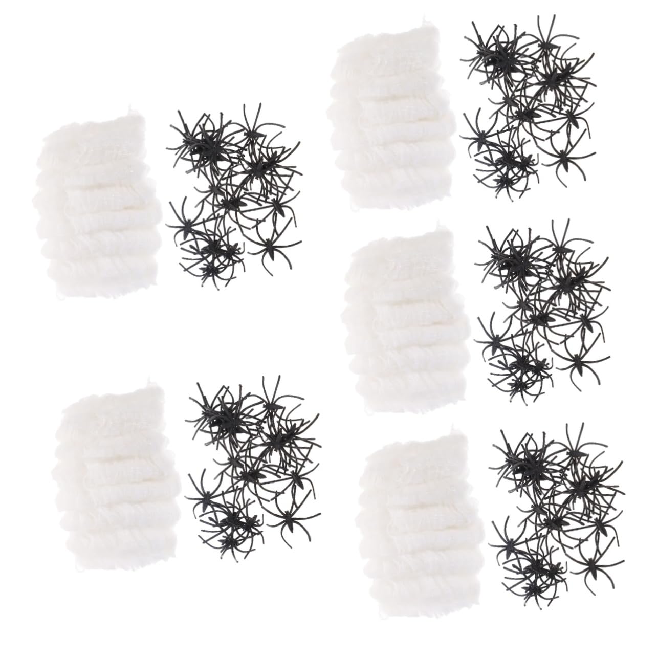 BESPORTBLE 10sets Decorazioni Halloween Con Ragnatela Finta e Ragni Per Decorazioni Domestiche e Festa Di Halloween Per Interni Ed Esterni Accessorio Divertente Per Scherzi e Atmosfera