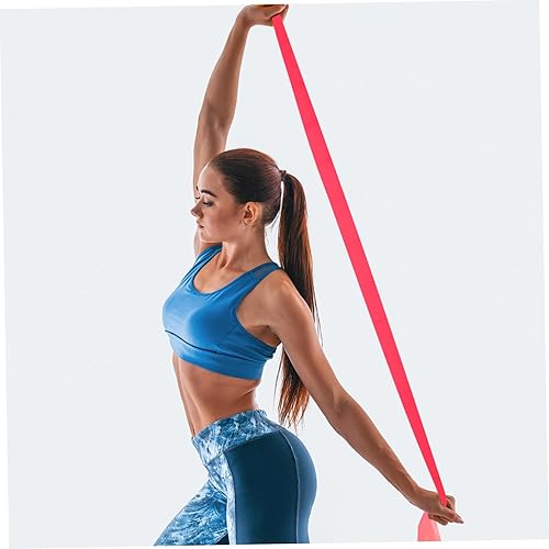 Miniatura 5 de Alipis Banda elástica de resistencia TPE para yoga para estiramiento de fitness y entrenamiento de fuerza, banda de ejercicio para hombros, piernas,