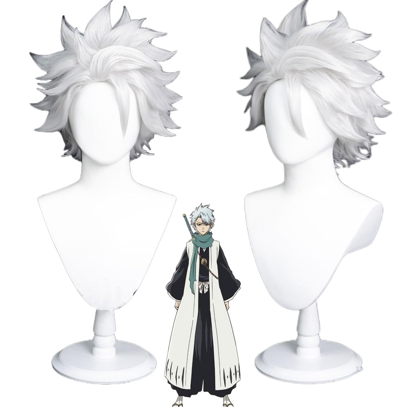 【専用ページ】CHIAKI様 ウィッグオーダー 日番谷冬獅郎(初期) Amazon | [YAYANA] 日番谷冬獅郎コスプレカツラwigウィッグ 耐熱 死神