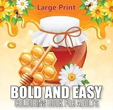 Large Print Bold and Easy Coloring Book For Adults: 50 Beautiful Large Print Coloring Book For Featuring Fun And Simple Design With ... Perfect Coloring Books For Seniors and Beginners