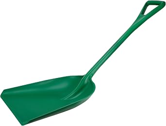 SPARTA Sanitary Shovel, 13.75" x 16.5" Polypropylene, Green