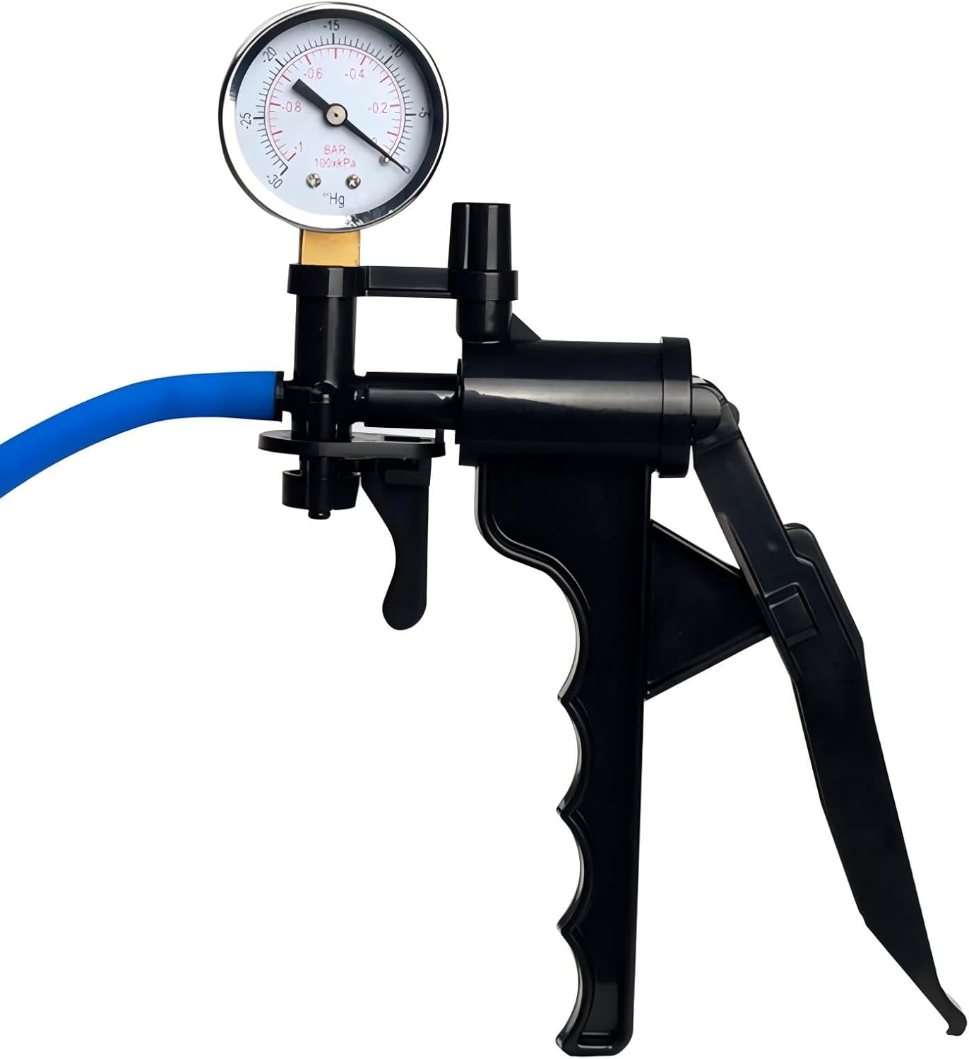 Penis Pump Hand Held with Pressure Gauge Male Sex Toys Pumps & Enlargers with Dial Transparent Visual Penile Enlarger Adult Toy to Enlarge Penises Erection Cock Enlargement Tool (B)