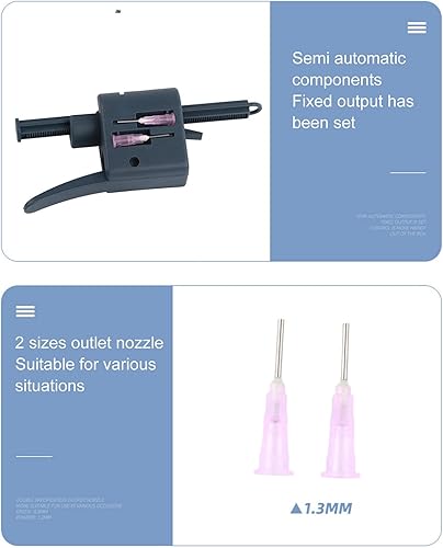 Miniatura 6 de Raguso Extrusora de pasta de soldadura, control preciso, dispensador de pegamento de flujo de soldadura portátil, salida uniforme, boquillas de