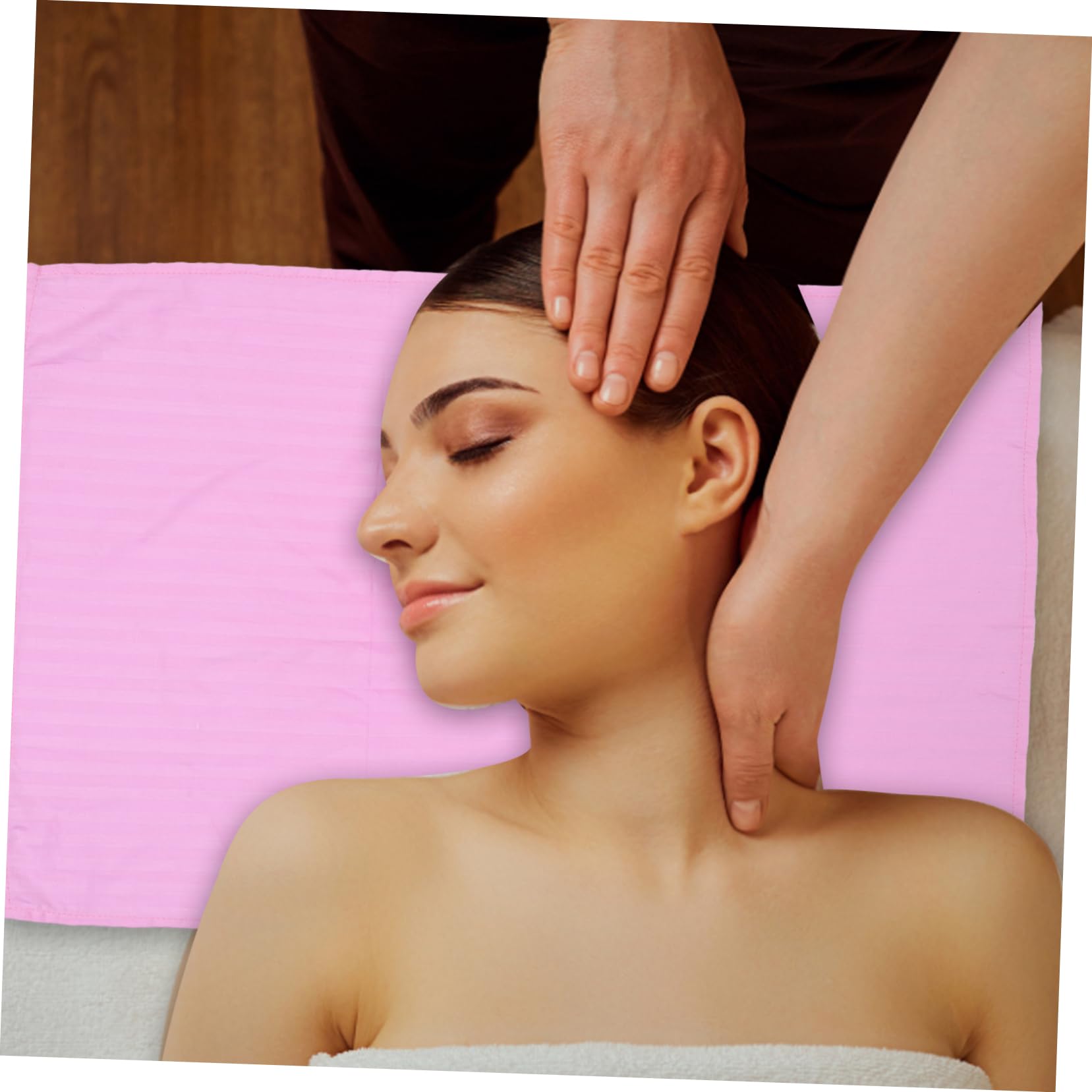 Amazon.co.jp: 4個 マッサージテーブルタオル spa フェイスクッション 