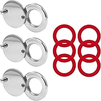 Vista 9 de Juego de 2 cubiertas de mirilla, cubiertas de agujeros para mirillas para espectadores de puertas, protector de mirilla de seguridad para el hogar