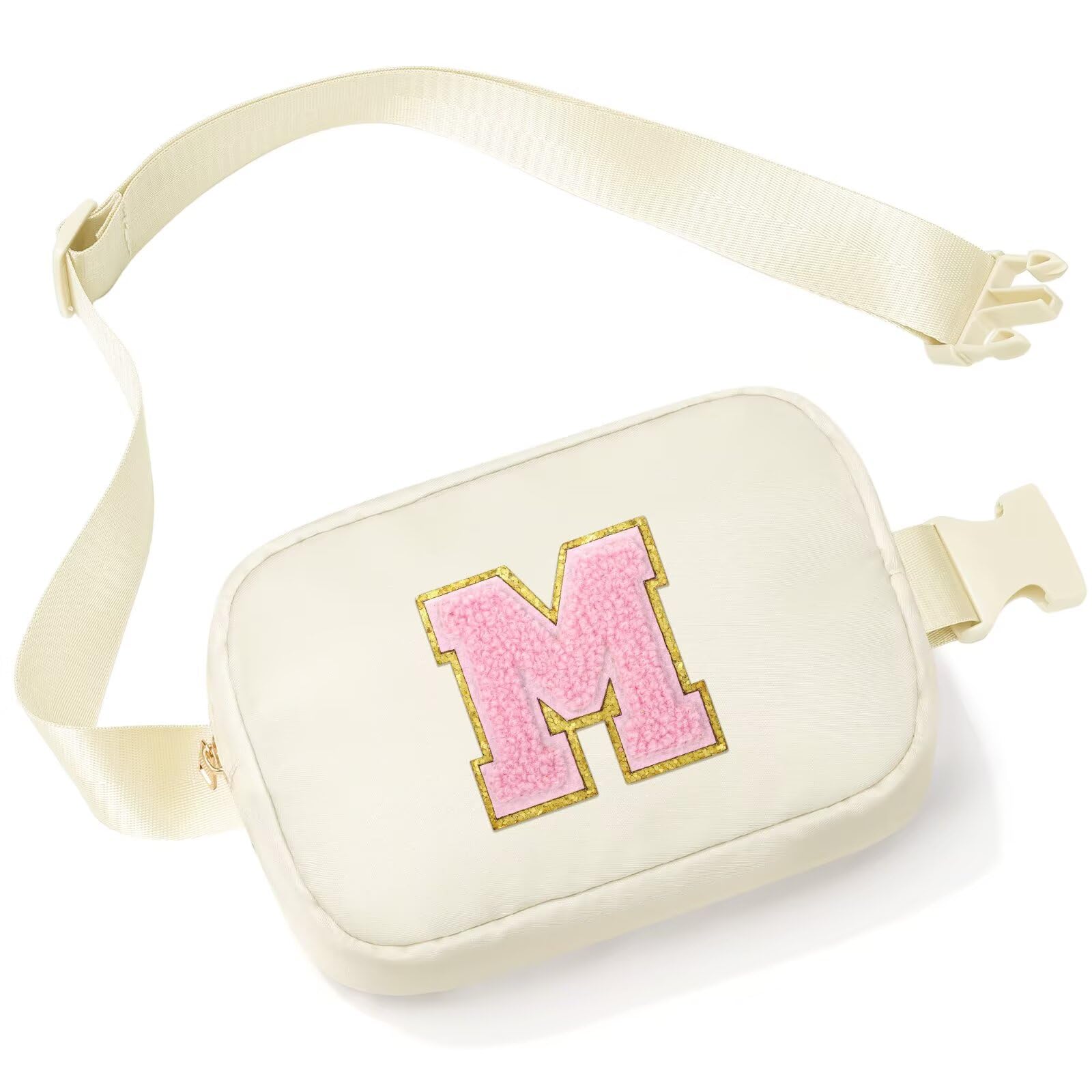 YOOLIFE Buchstaben Bauchtasche Kinder Mädchen Gürteltasche - Geschenk Mädchen 3 4 5 6 7 8 9 10 11 12 Jahre, Personalisiert Teenager Geschenke für Frauen Freund Schwester Mama