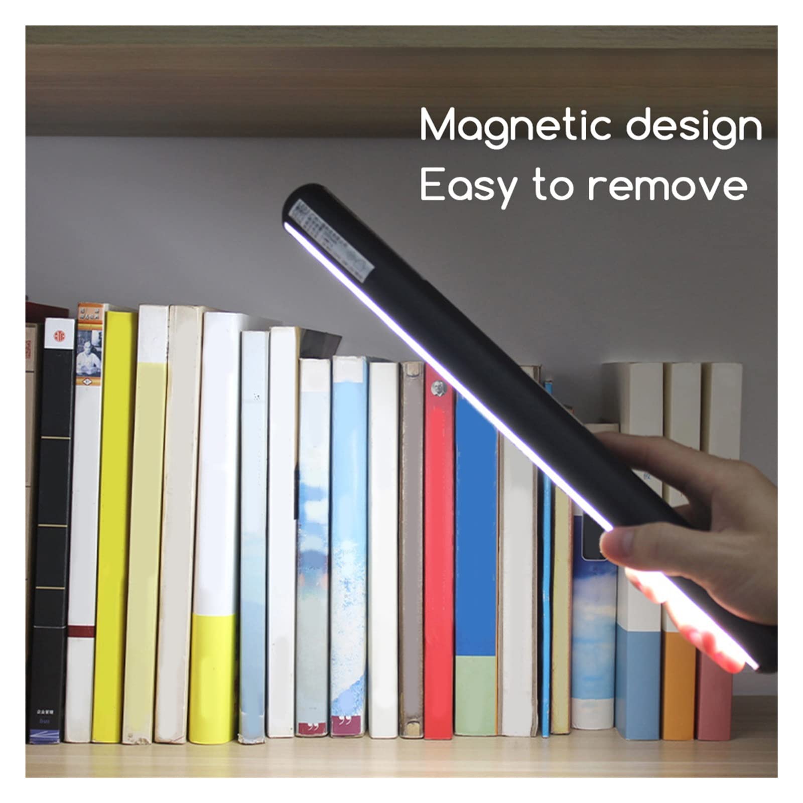 Luces de Lectura LED Luces de Pared, Luz de Imagen LED con Control Remoto inalámbrico USB Recargable ángulo de Color Ajustable Brillo Resaltar Marco de Pintura Luces de Arte