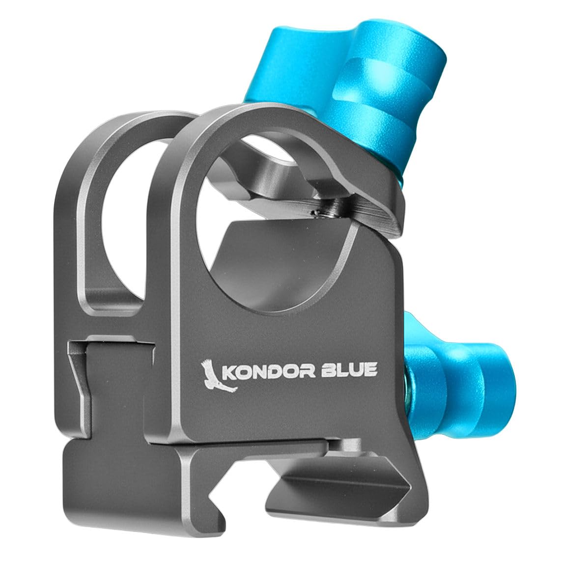 KONDOR BLUE 15mm Rod Parallel NATO Clamp Space Gray-image-11
