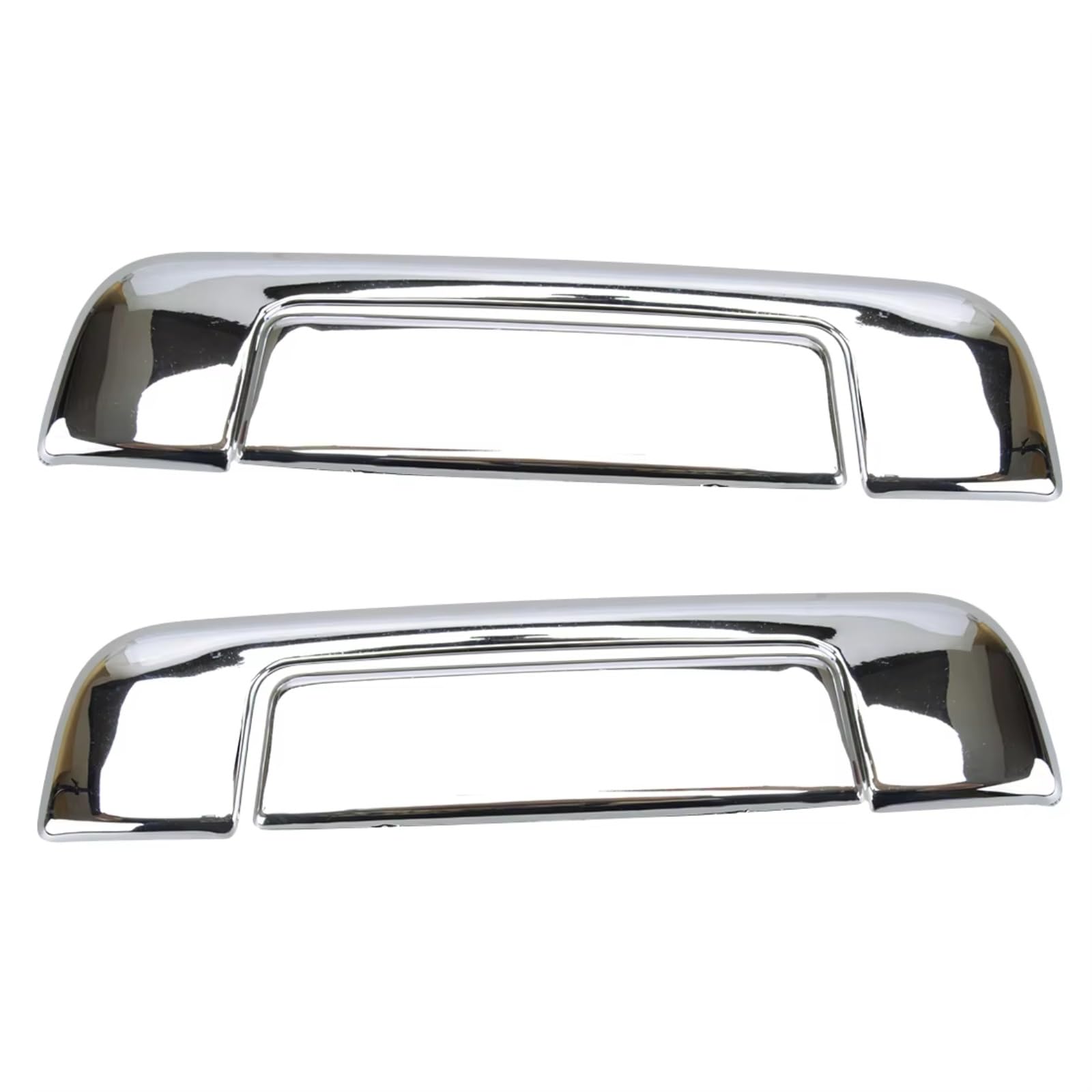 JJRFVBGT Door Handle Trim Compatible with E36 E34 E32 Z3 Left Right Handle Cover Decor 2-Door Replacement Car Exterior Housing Silver
