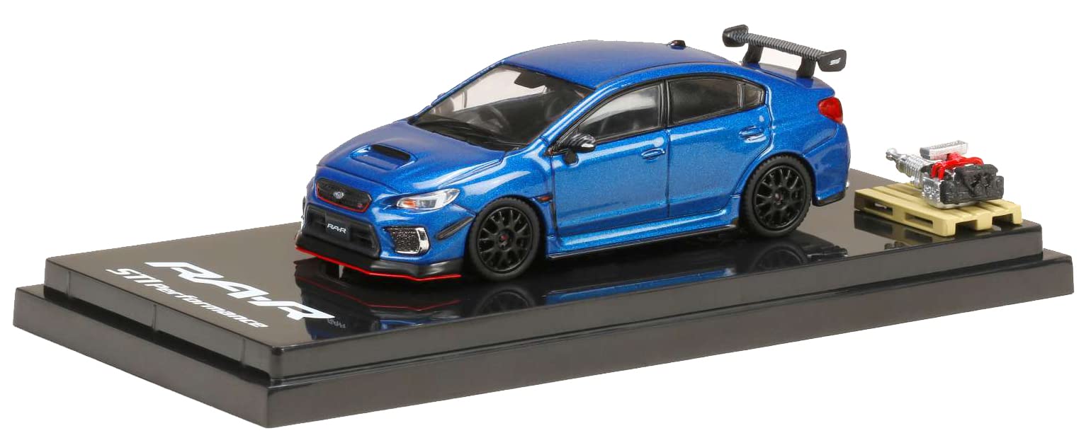 Amazon | HJ64 1/64 スバル WRX STI RA-R オプション装着車/エンジン 