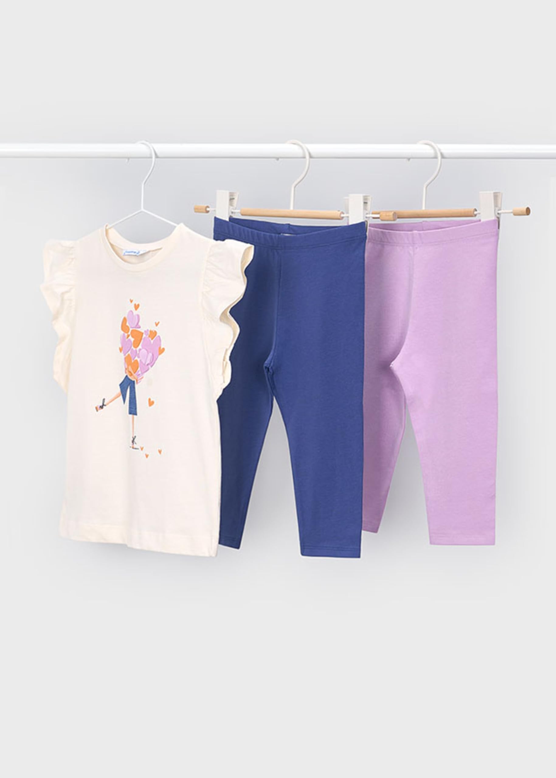 Mayoral Conj. Leggings 2 pantaloni da ragazza
