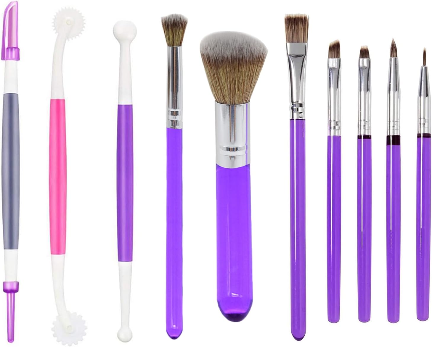 SUNTRADE 10 Pieces Cake Baking Brushes Food Paint Brush