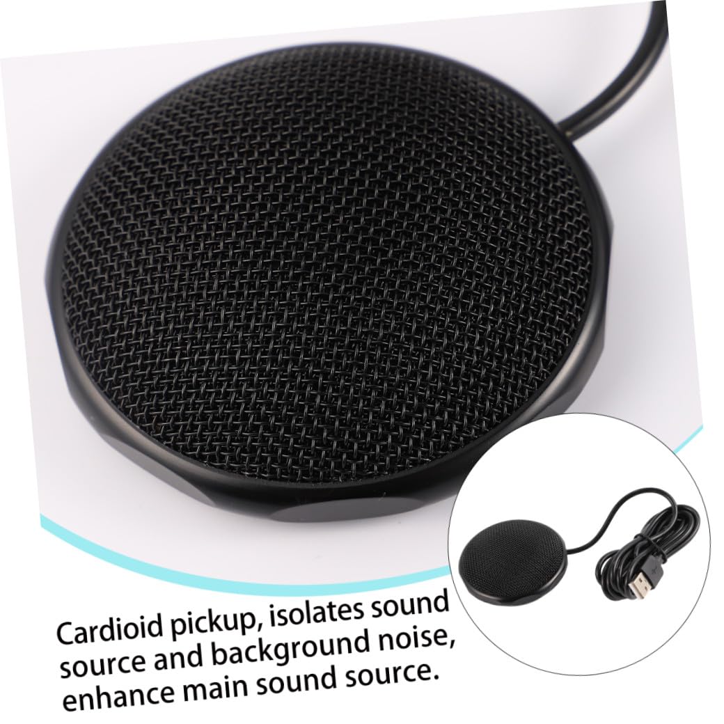 TEHAUX 3pièces Microphone De Conférence USB Omnidirectionnel pour Réunions à Distance Et Appels Professionnels